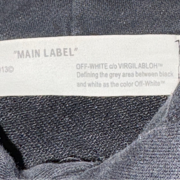 Off-White Black and White Hoodie - Picture 4 of 11